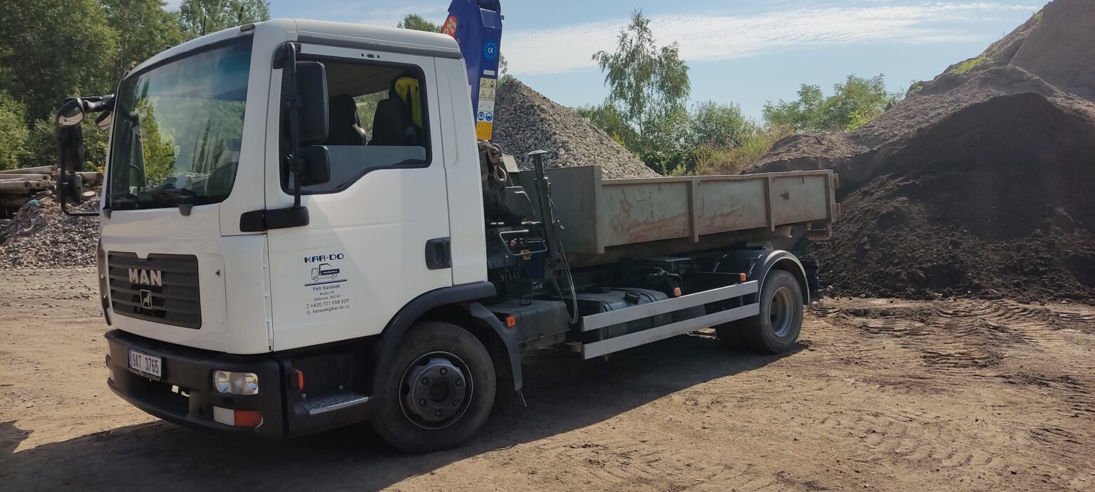 Nakládka kártrované hlíny